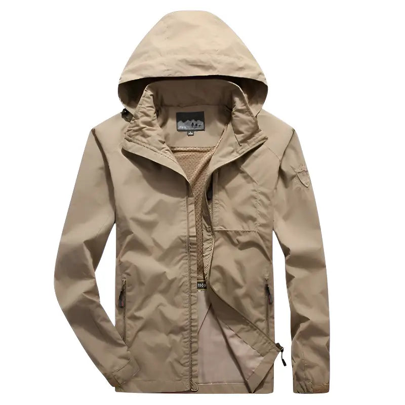 Veste treillis militaire à capuche en nylon