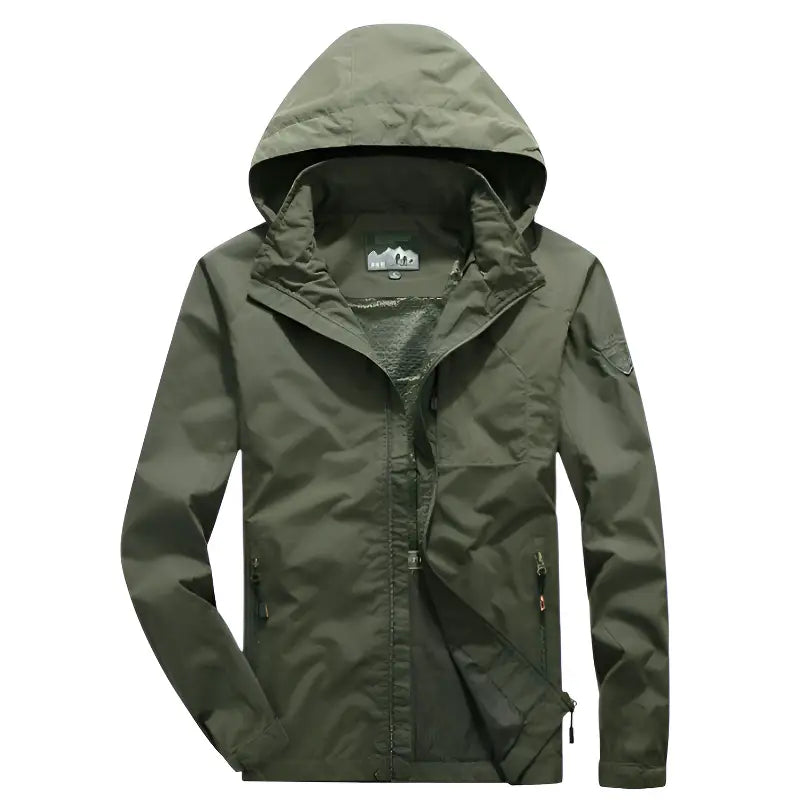 Veste treillis militaire à capuche en nylon