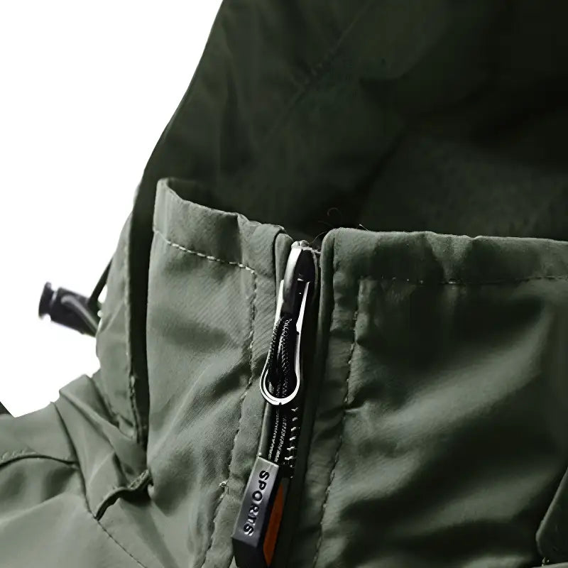 Veste treillis militaire à capuche en nylon