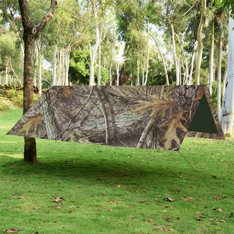 Bâche camouflage portable