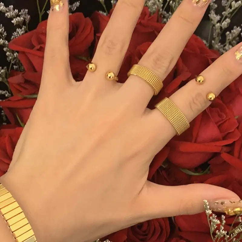Bague marines Doré