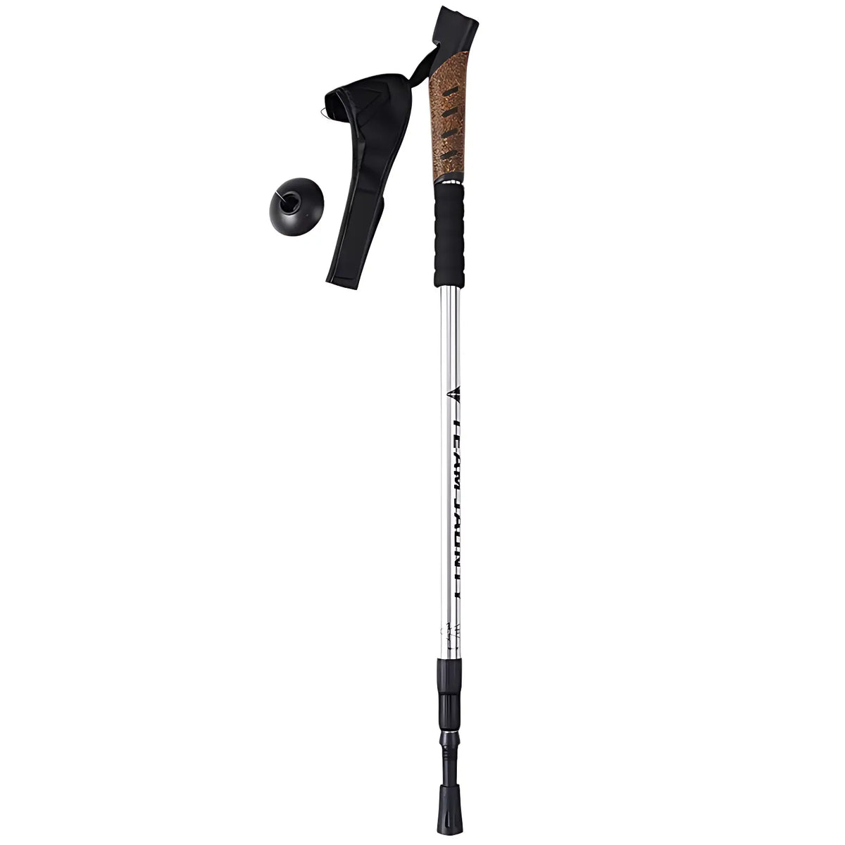Bâton de randonnée télescopique 3 brins aluminium