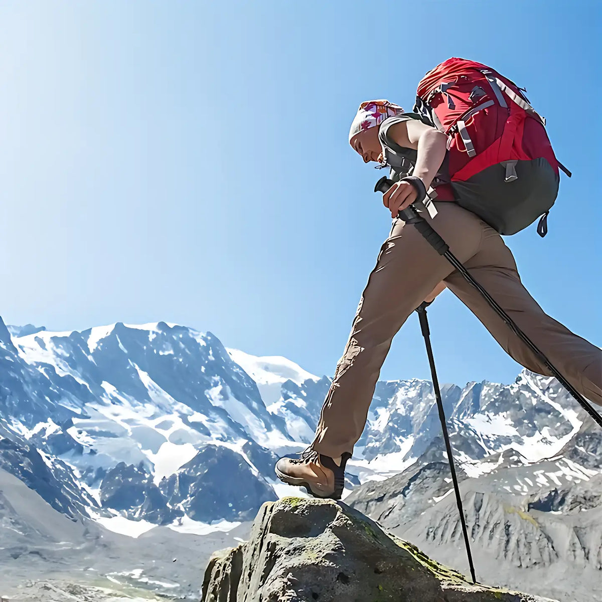 Bâton de trail terrain technique