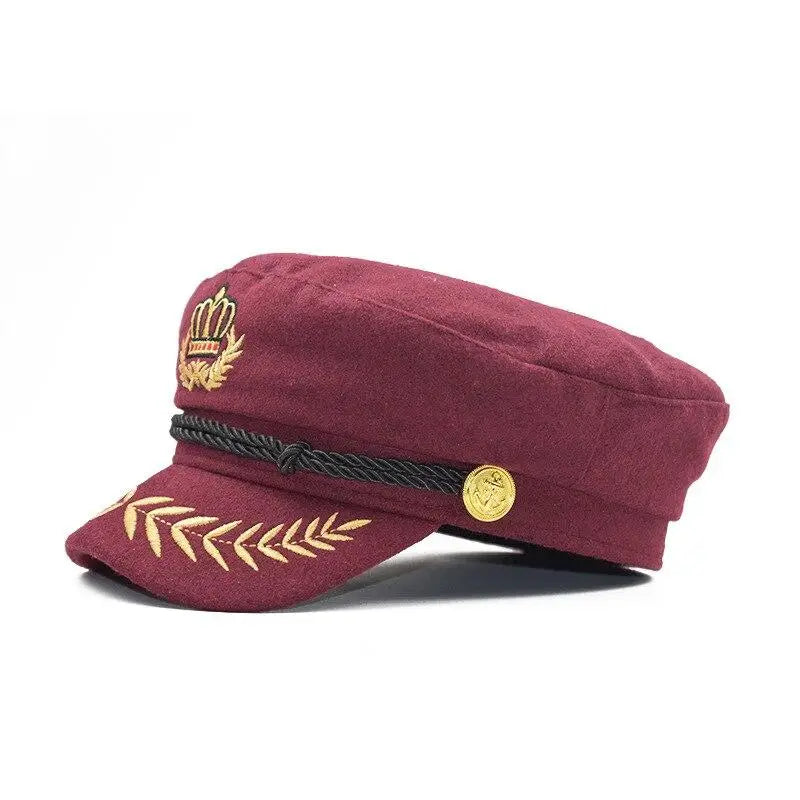 Casquette style capitaine homme