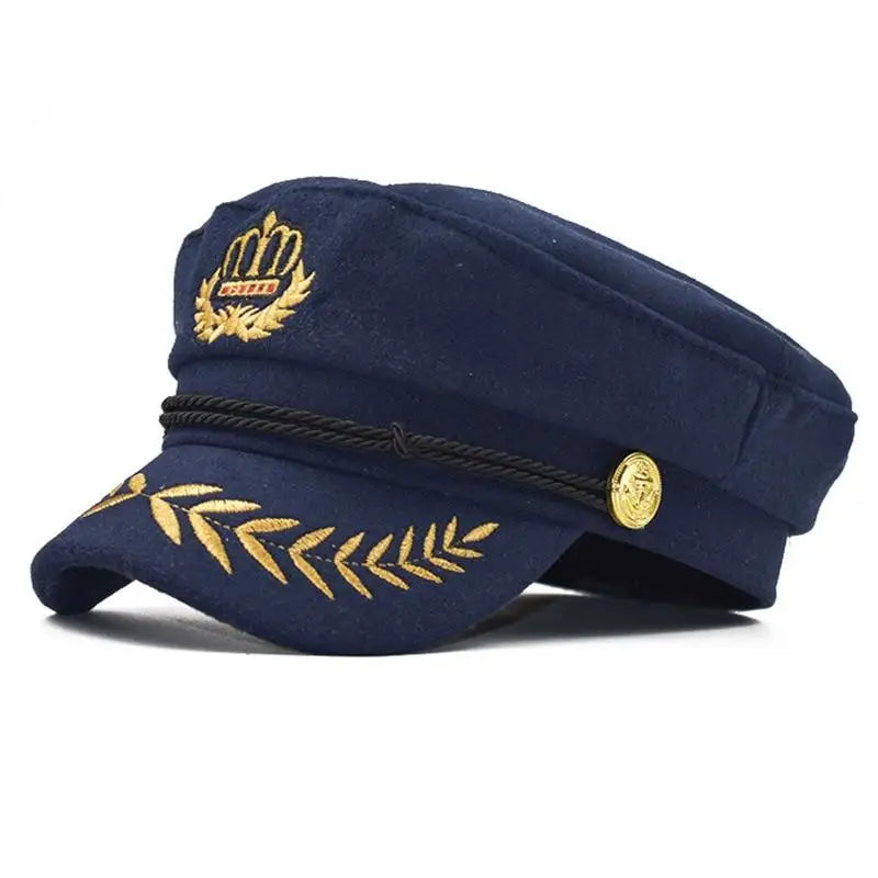 Casquette style capitaine homme