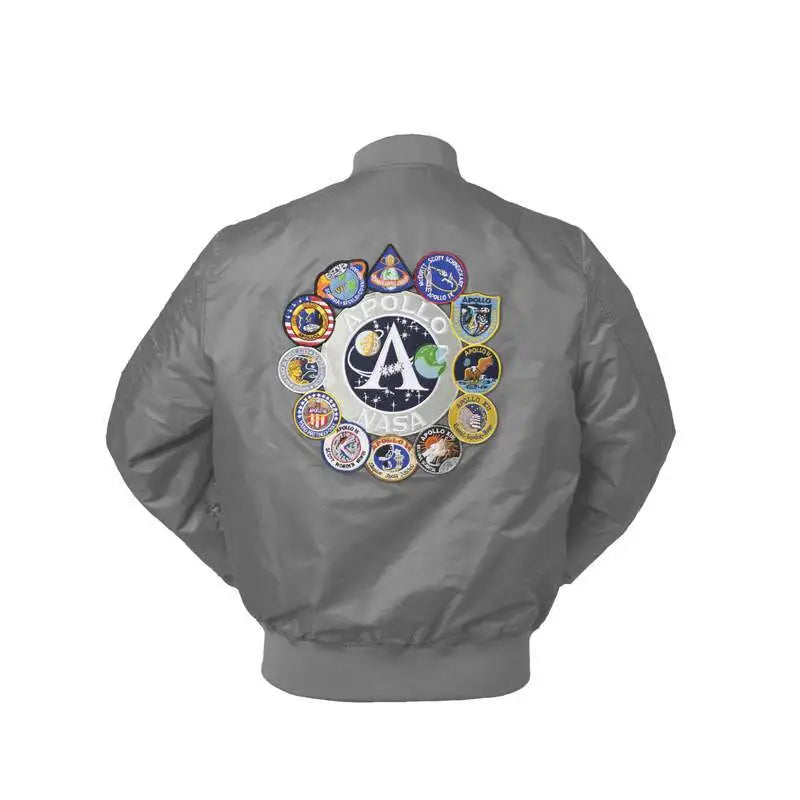 Bomber homme écussons brodés