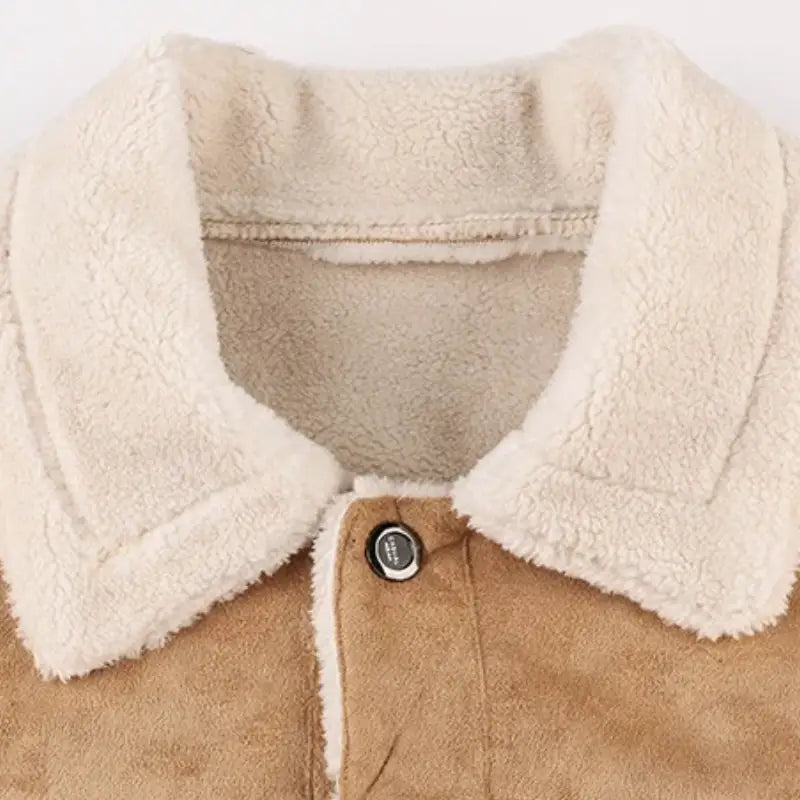 BLOUSON MILITAIRE VINTAGE EFFET CUIR
