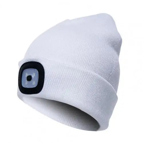 Bonnet avec lampe frontale
