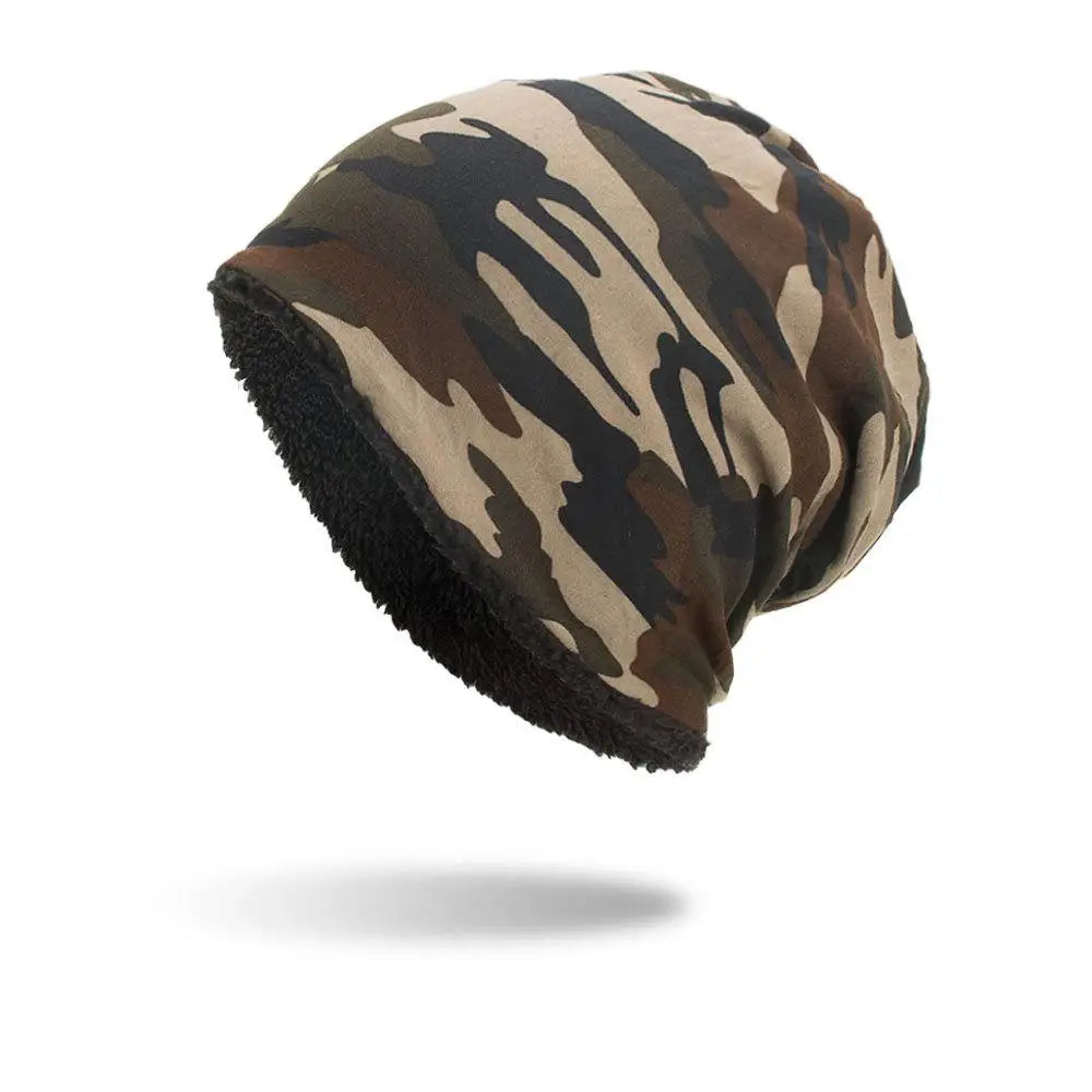 BONNET MILITAIRE DE STYLE CAMOUFLAGE