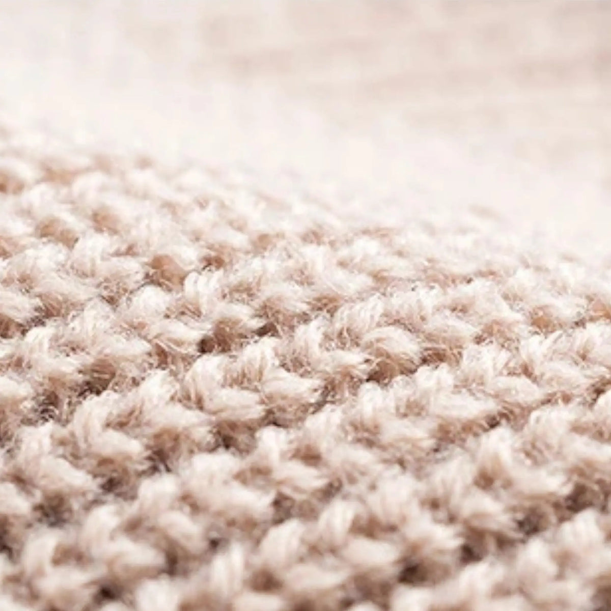 Bonnet tricoté en coton beige style militaire