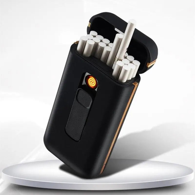 BRIQUET TEMPÊTE AVEC ÉTUI À CIGARETTES