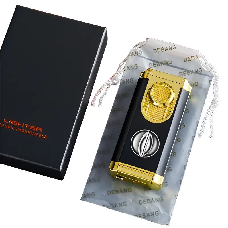 Briquet tempête triple flamme rechargeable
