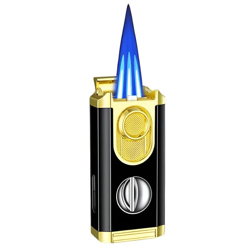 Briquet tempête triple flamme rechargeable