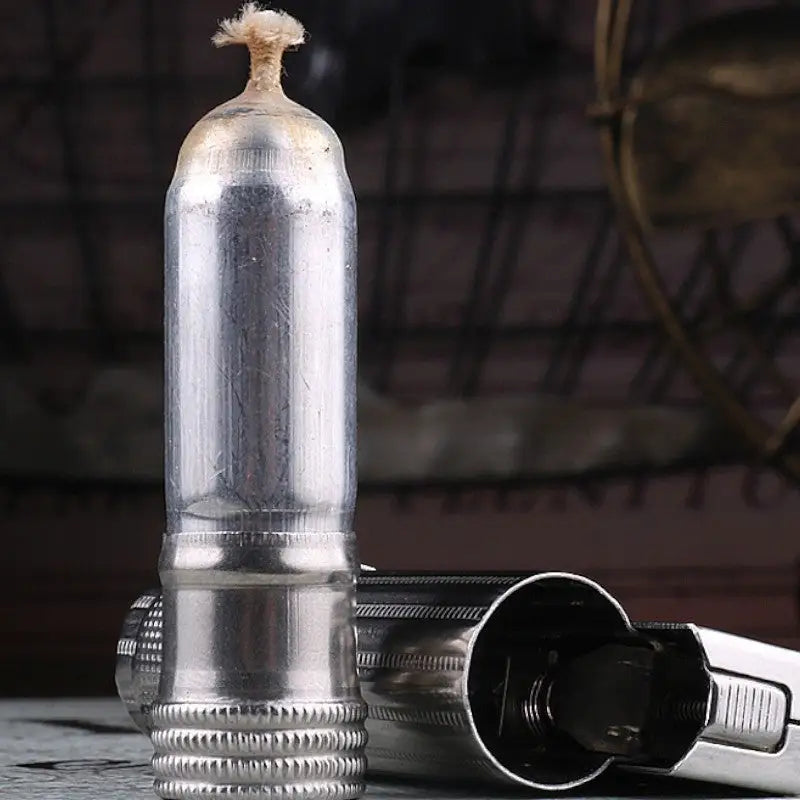 Briquet tempête à flamme réglable motif taureau