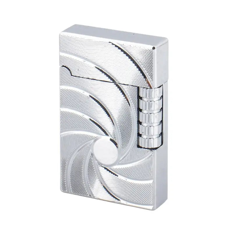 Briquet tempête doré à gravure Art nouveau