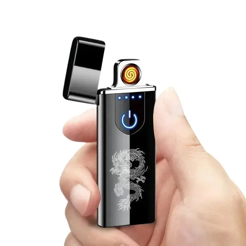 Briquet électronique USB arc plasma capteur empreintes digitales