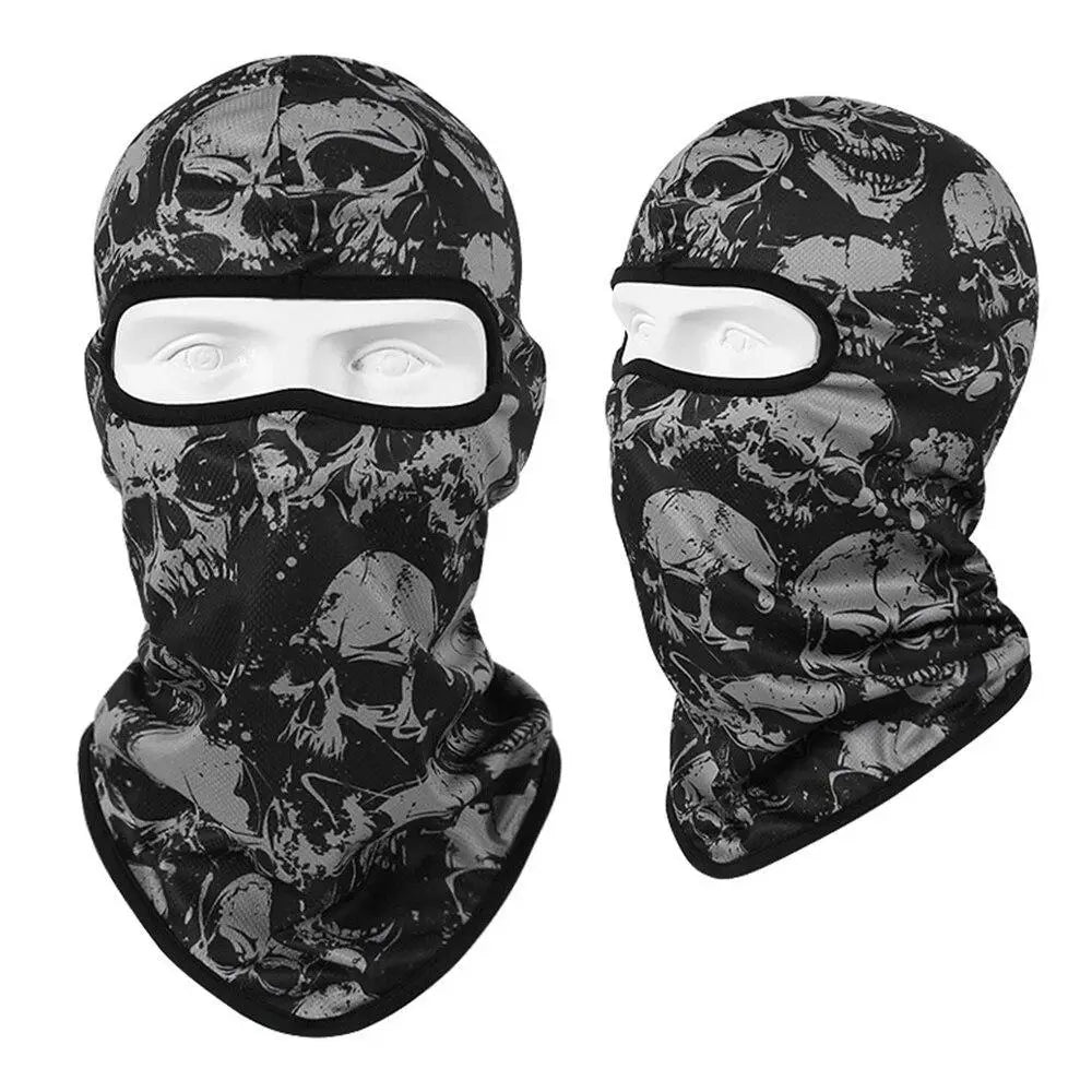 Cagoule militaire tete mort