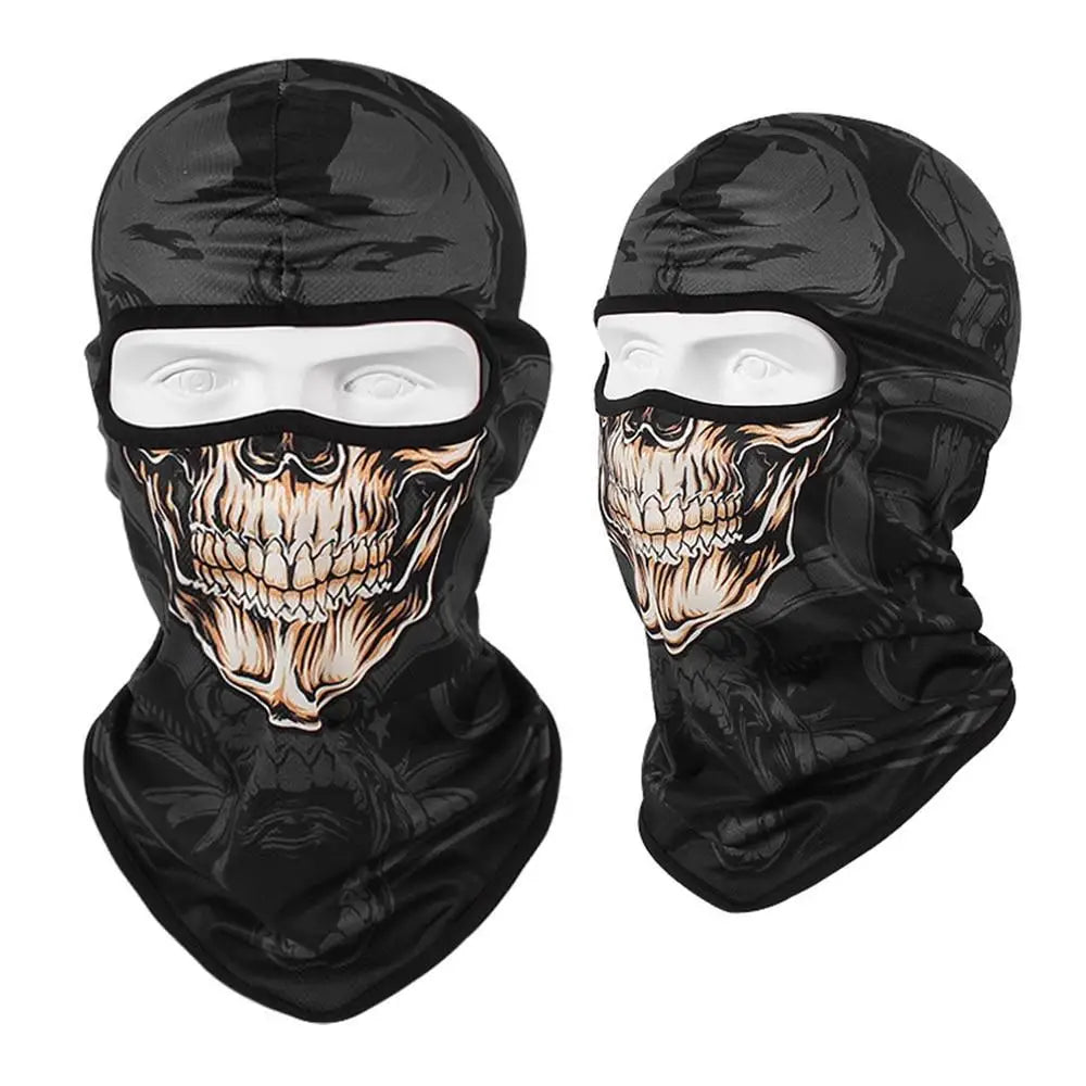 Cagoule militaire tete mort