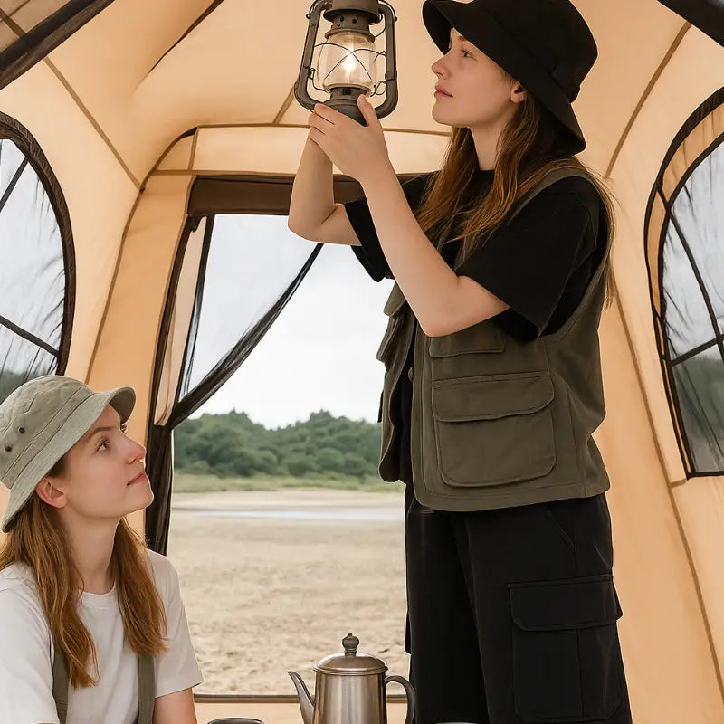 Camping tente gonflable