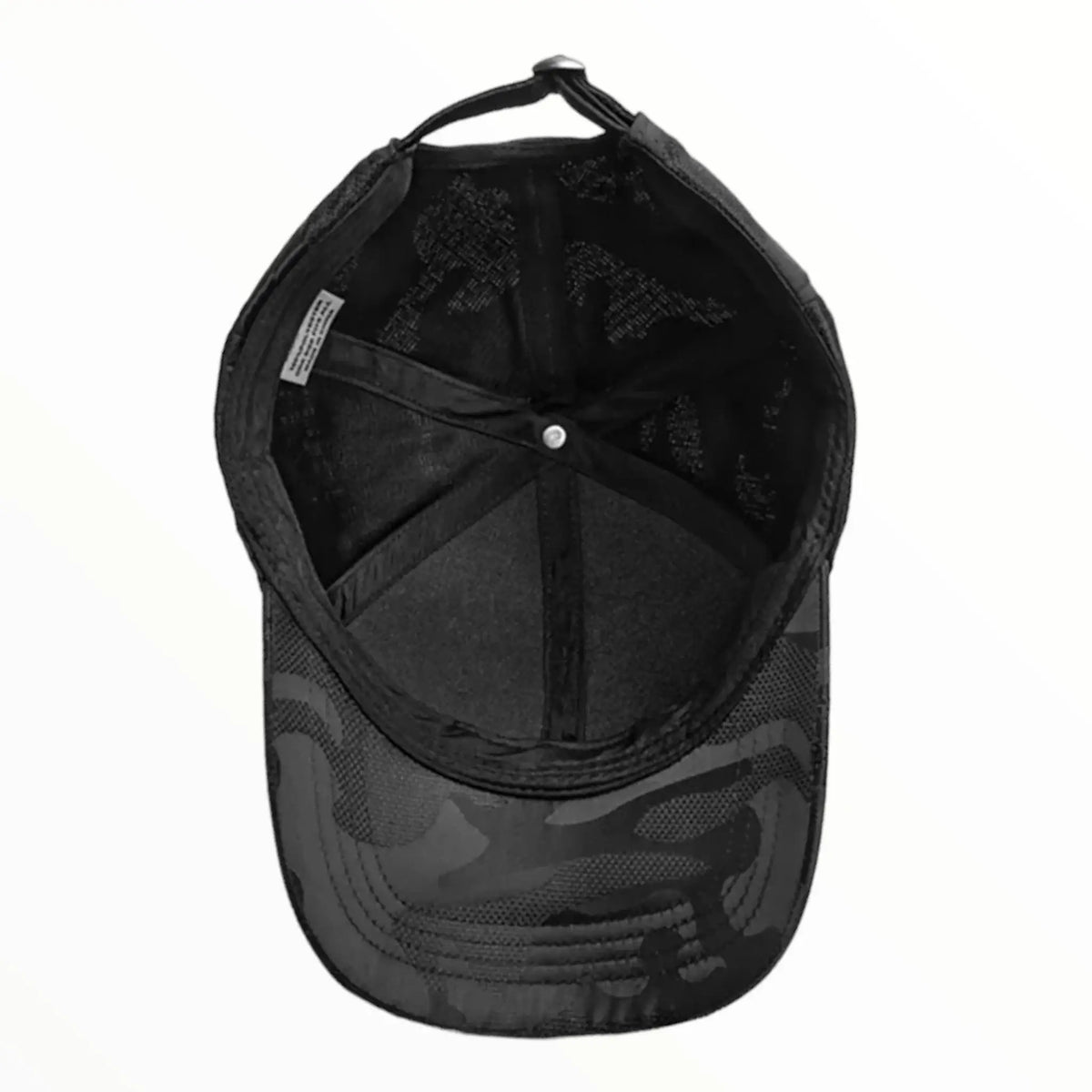 Casquette camouflage noir