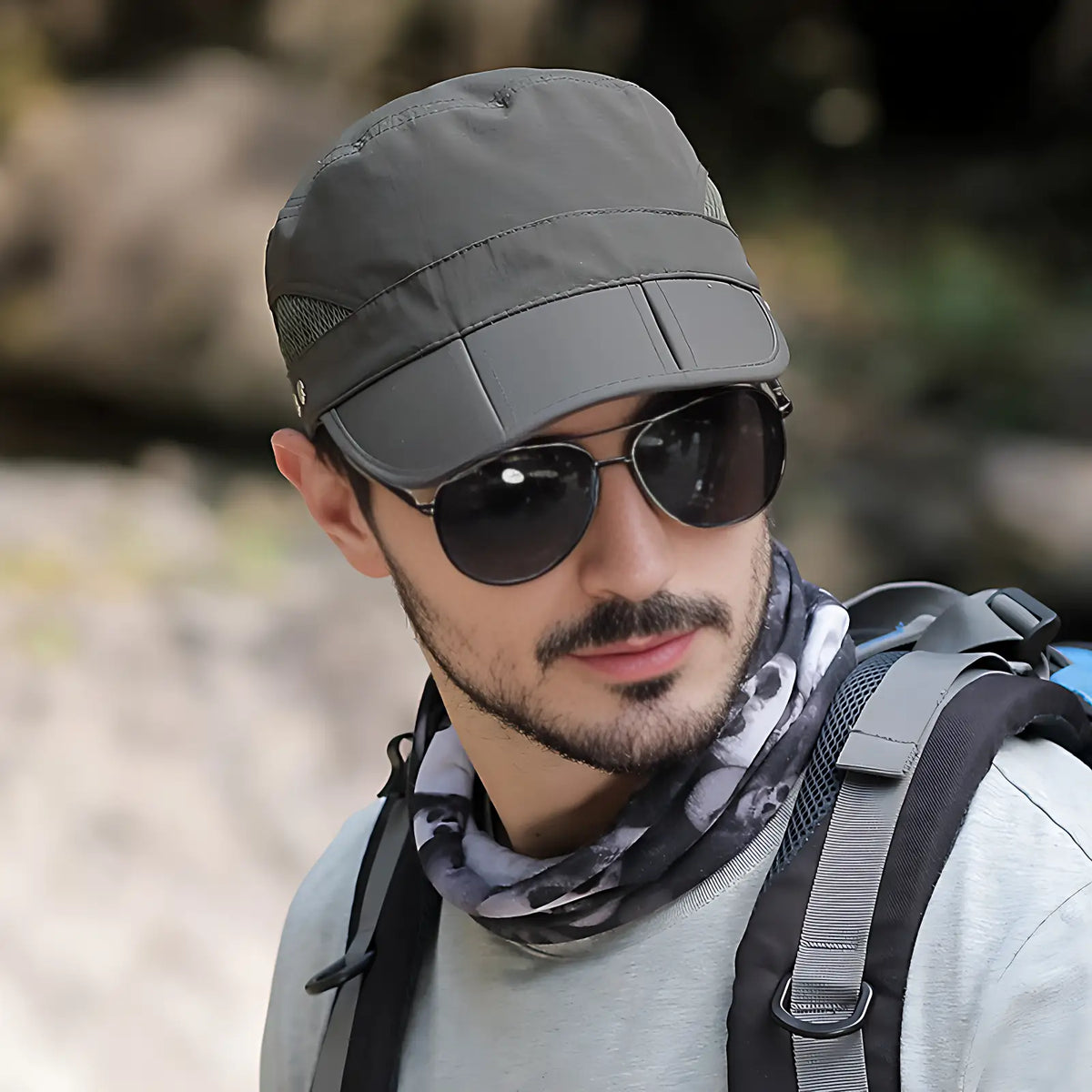 Casquette filet randonnée