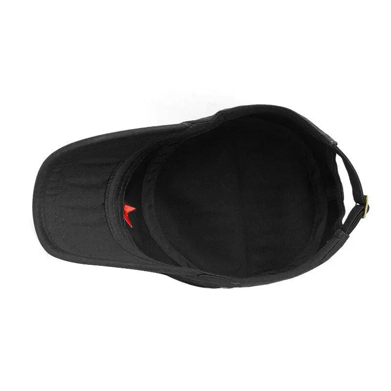 Casquette militaire noire