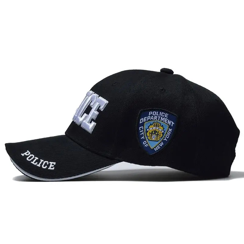 Casquette militaire noire homme