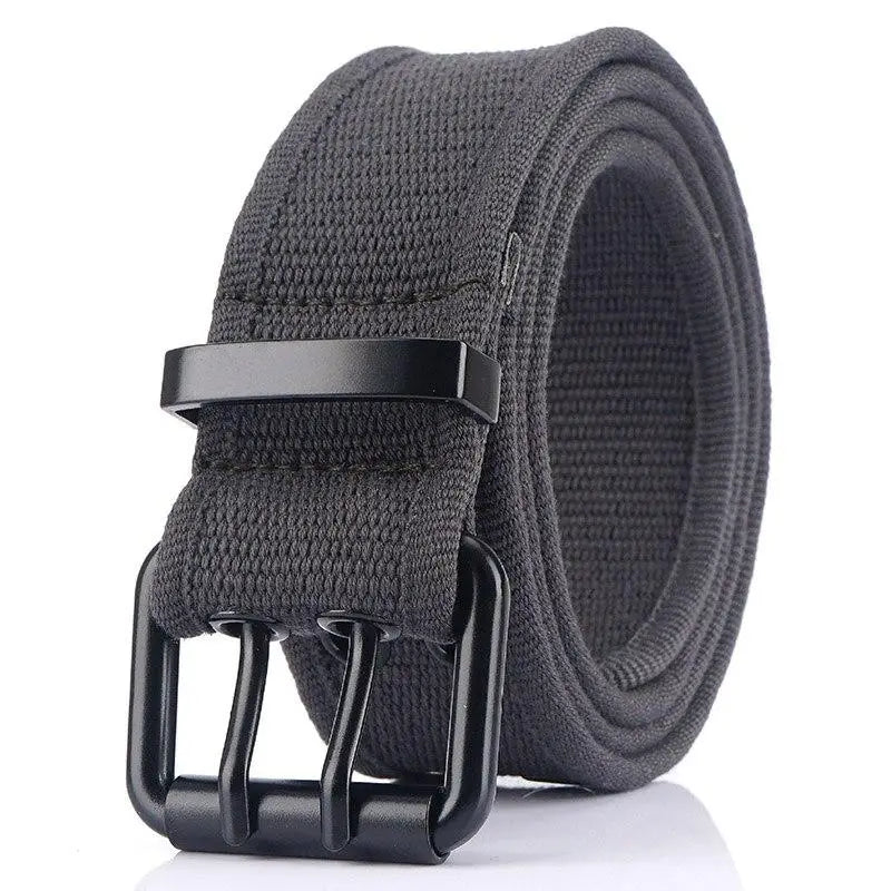 Ceinture homme toile militaire
