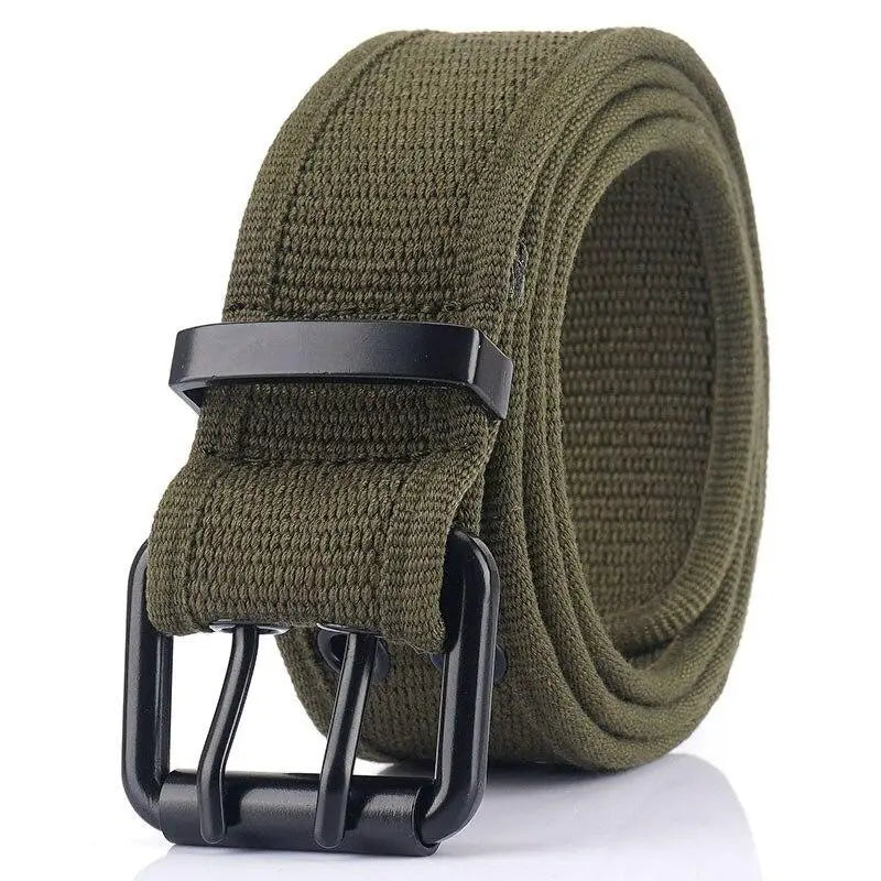 Ceinture homme toile militaire