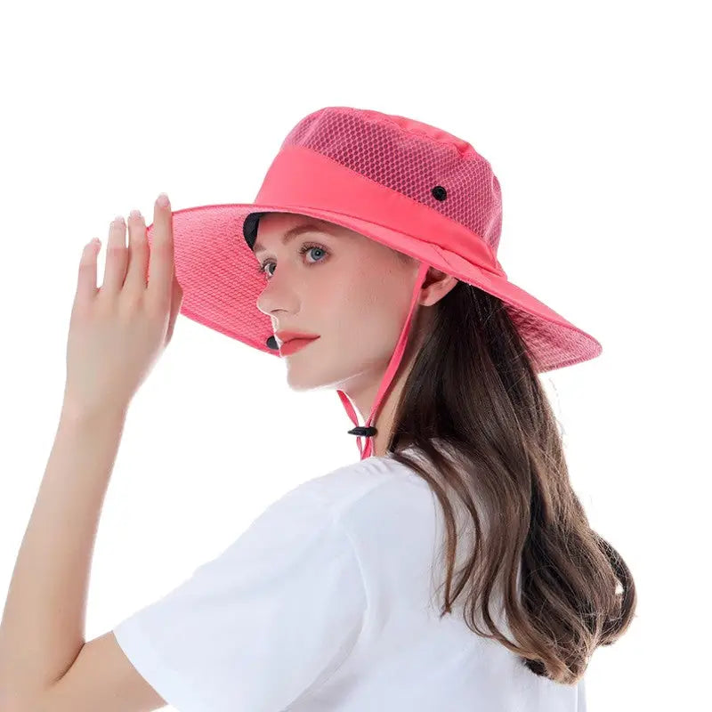 Chapeau anti uv randonnée femme