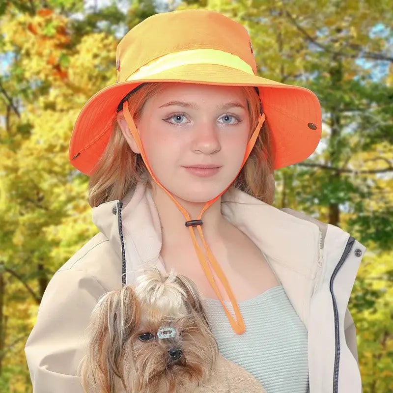 Chapeau de brousse décontracté en polyester