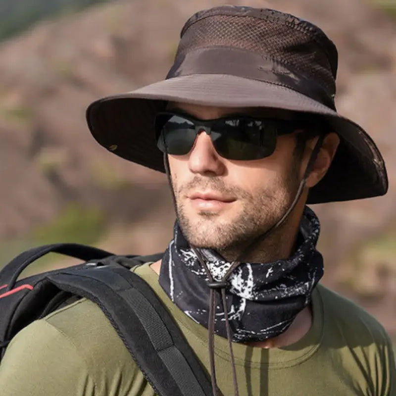 Chapeau de brousse pliable