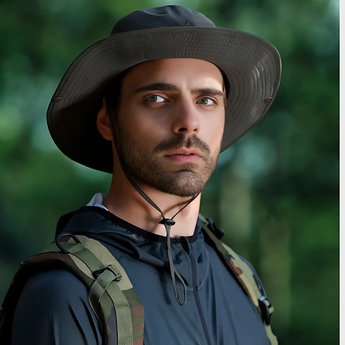 Chapeau randonnée anti-UV respirant