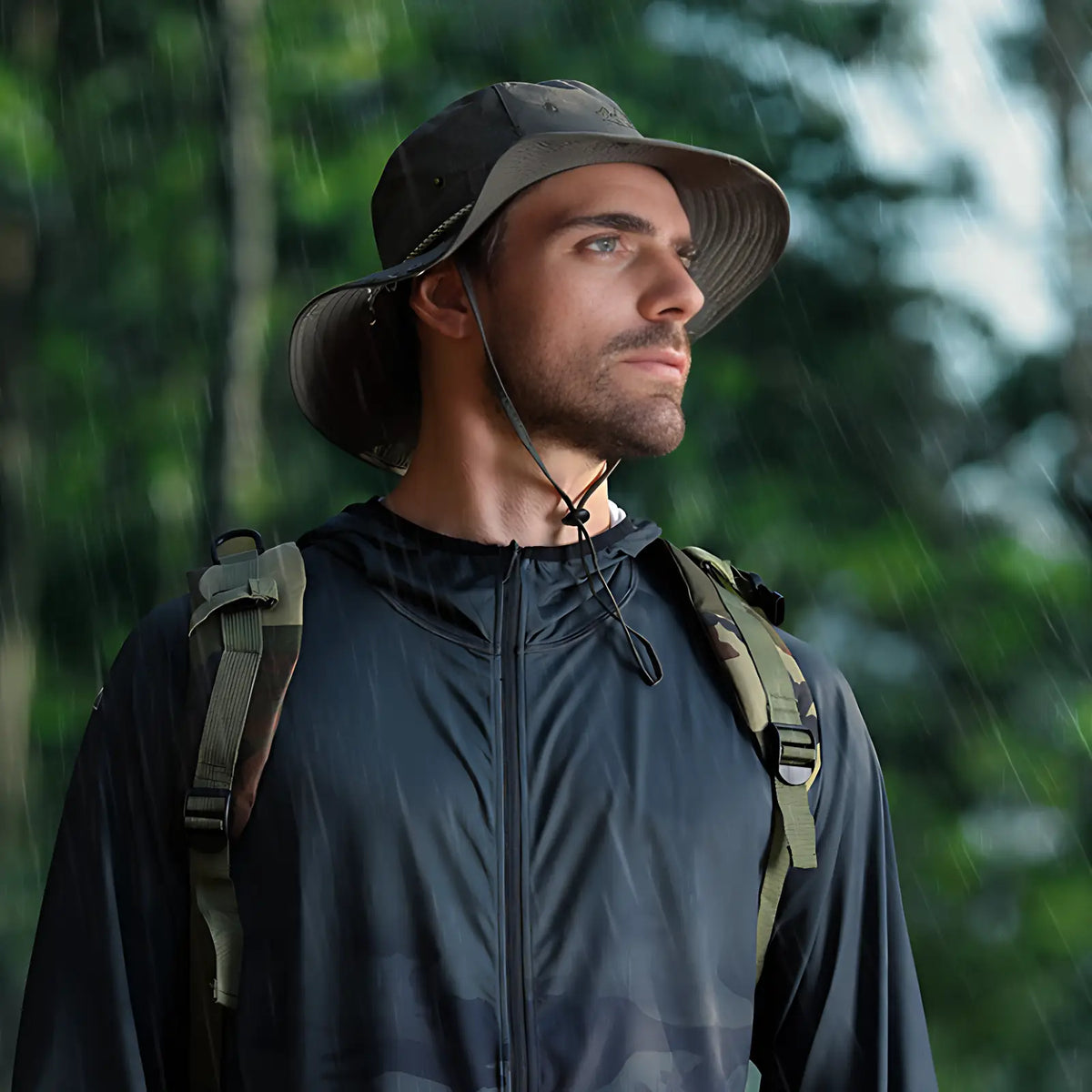Chapeau randonnée anti-UV respirant