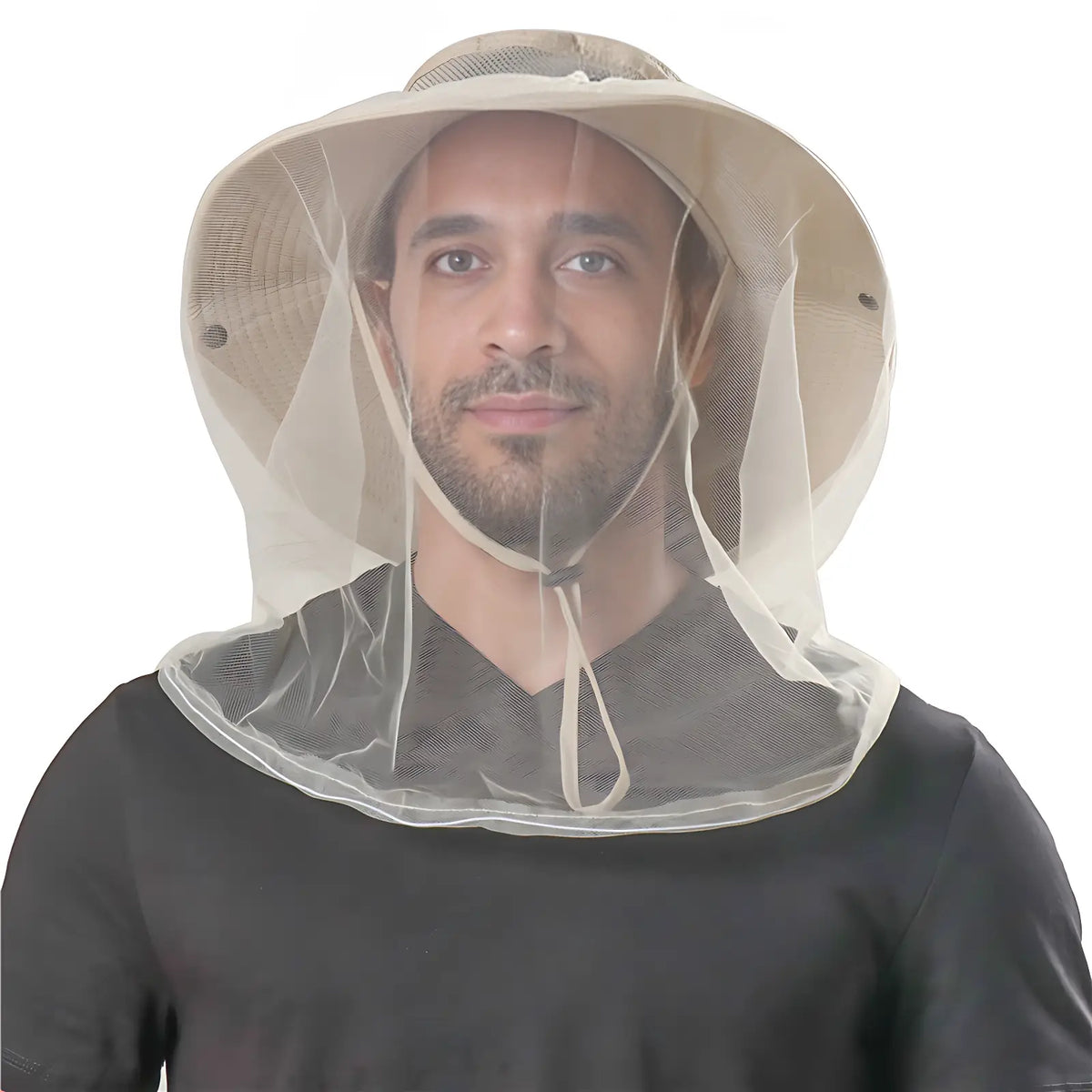 Chapeau randonnée avec moustiquaire