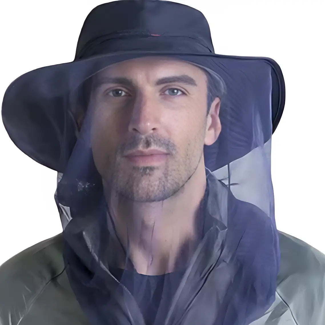 Chapeau randonnée avec moustiquaire