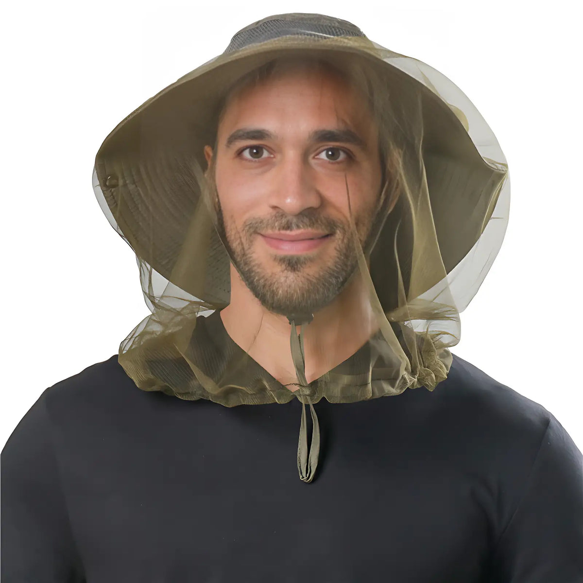 Chapeau randonnée avec moustiquaire