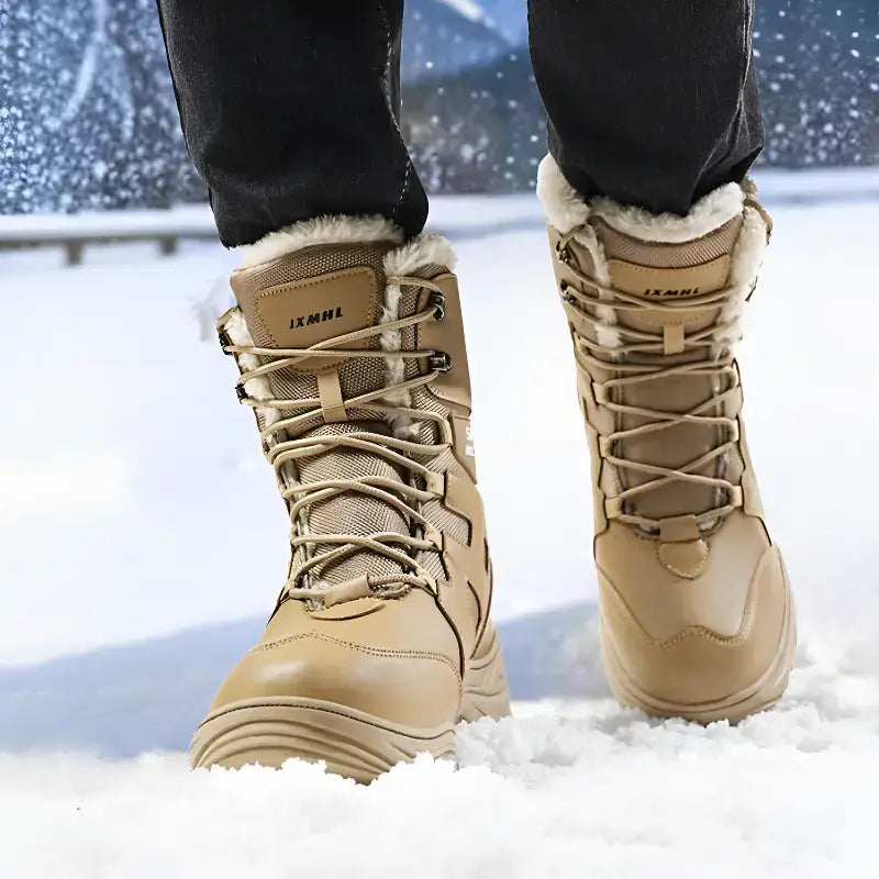 Chaussure grand froid imperméable doublée fausse fourrure