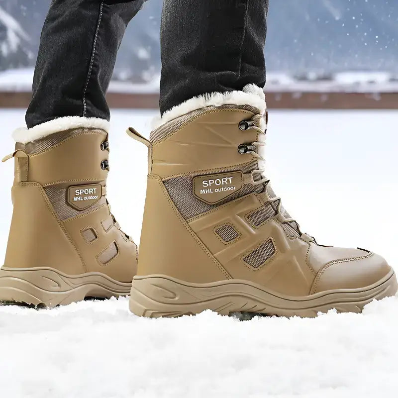Chaussure grand froid imperméable doublée fausse fourrure