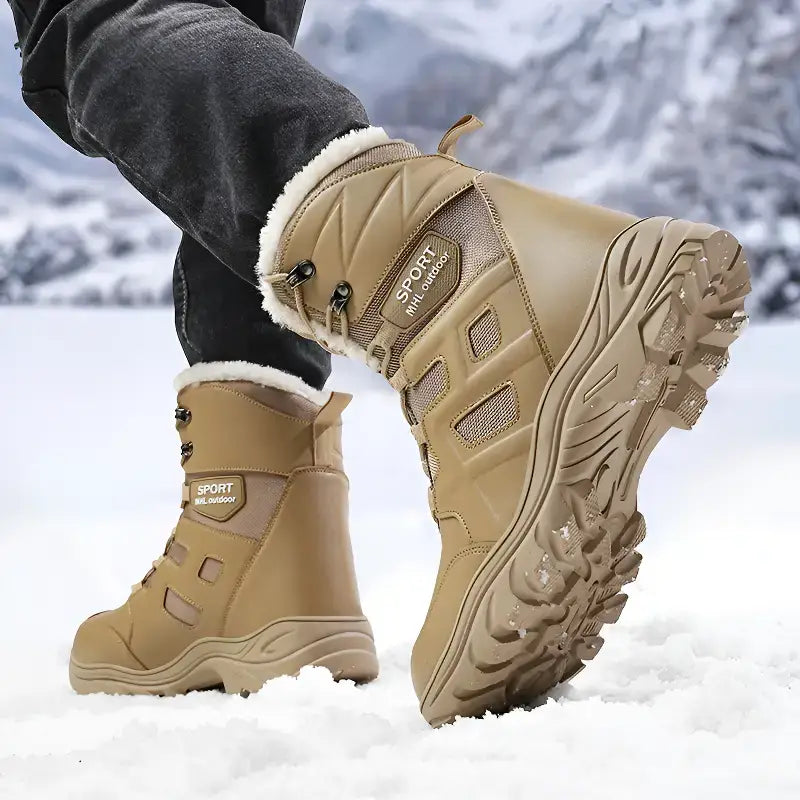 Chaussure grand froid imperméable doublée fausse fourrure