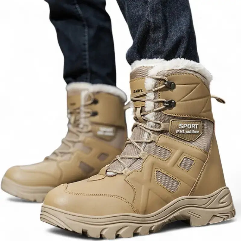 Chaussure grand froid imperméable doublée fausse fourrure