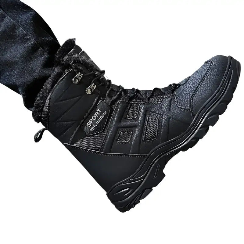 Chaussure grand froid imperméable doublée fausse fourrure