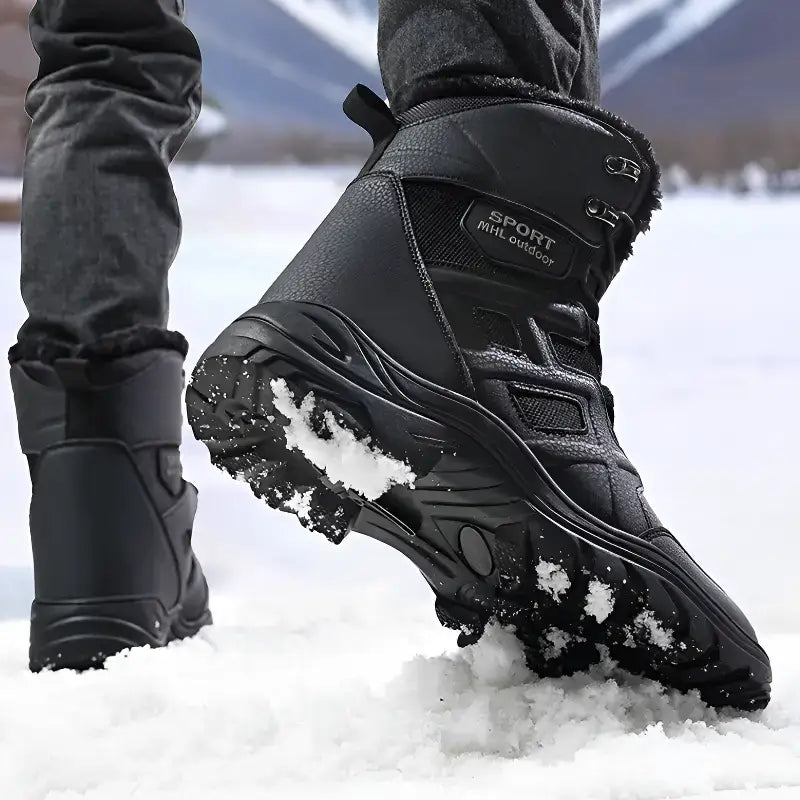 Chaussure grand froid imperméable doublée fausse fourrure