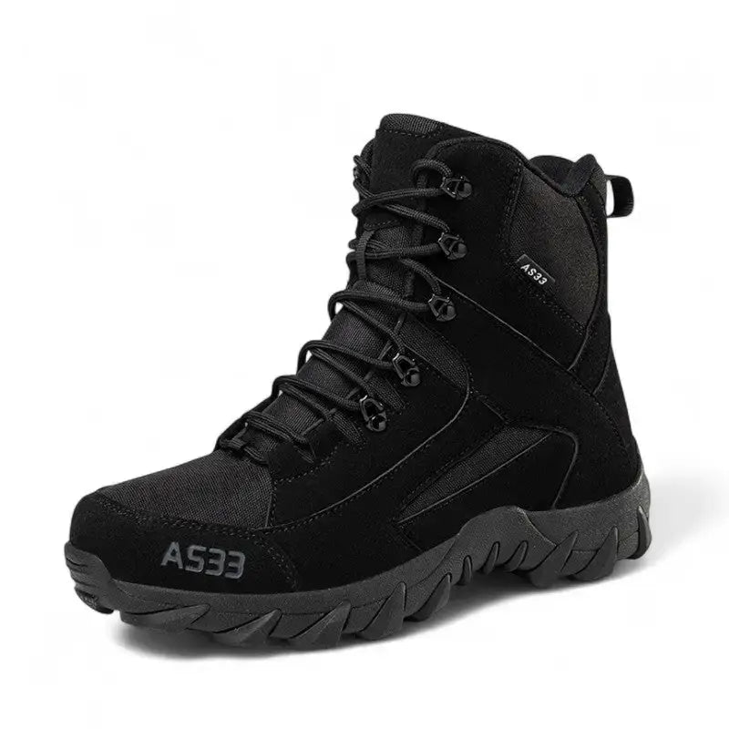 Chaussure homme grand froid à tige haute fourrée
