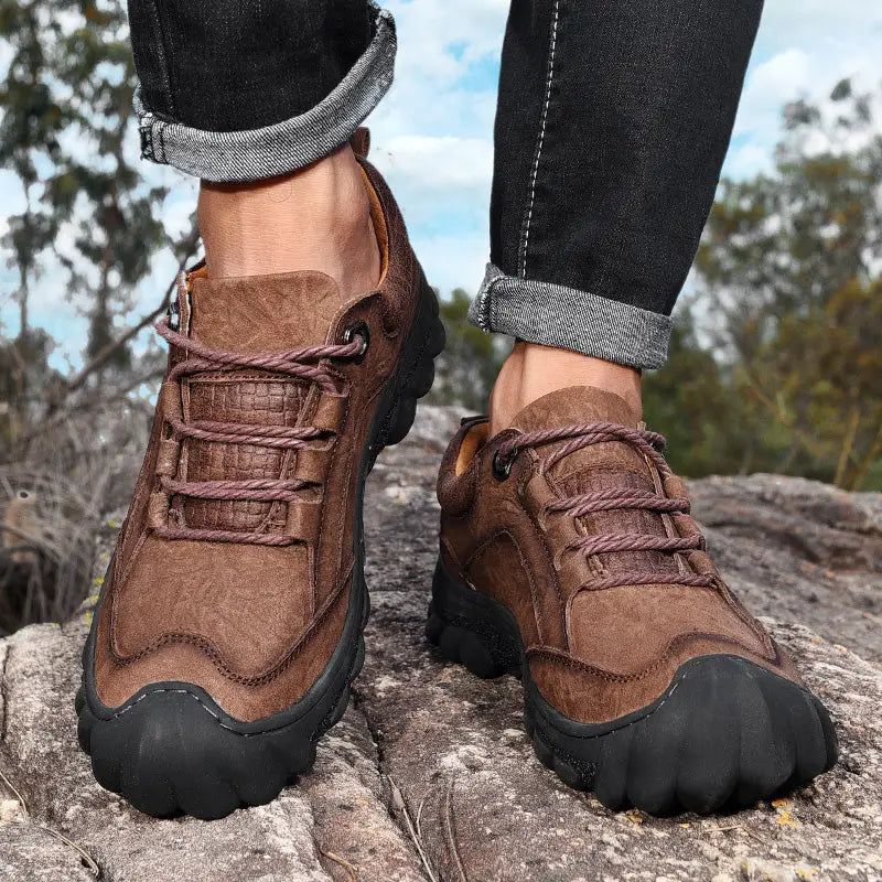 Chaussure homme montagne cuir