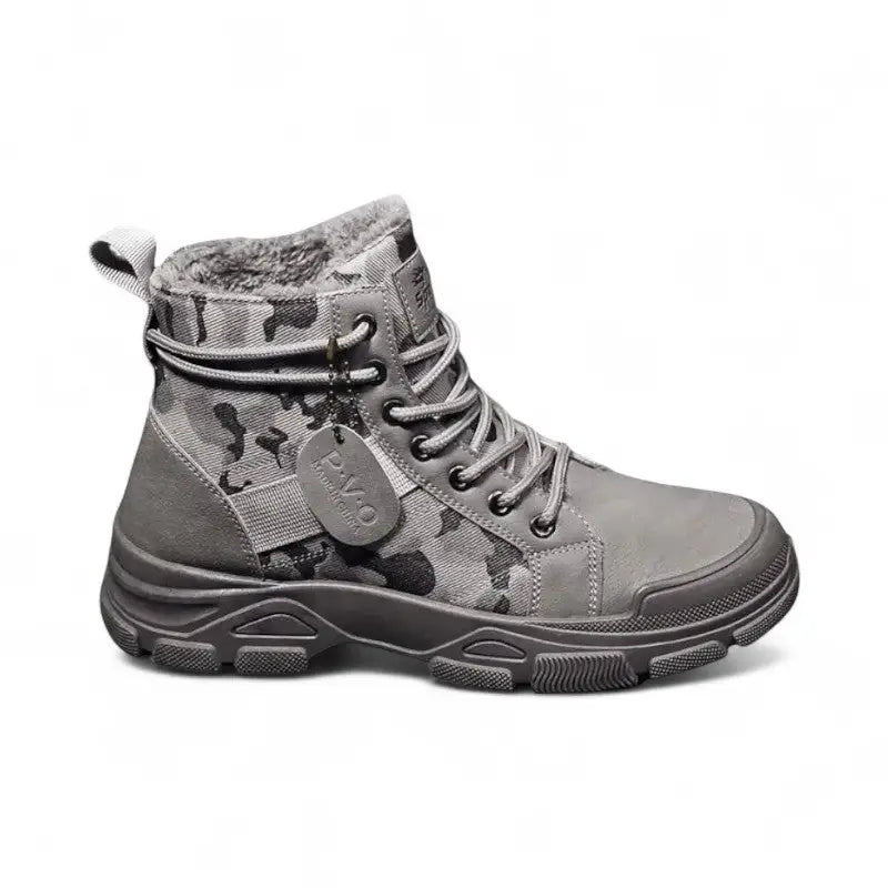 Chaussure militaire américaine mi-haute à crampons