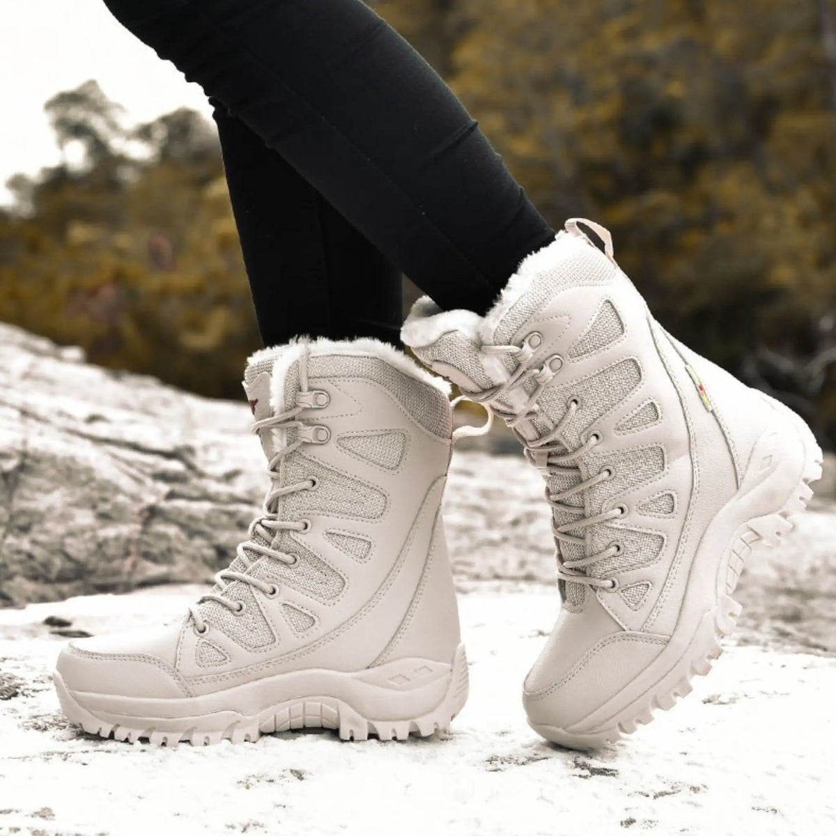 Chaussure militaire grand froid doublée polaire