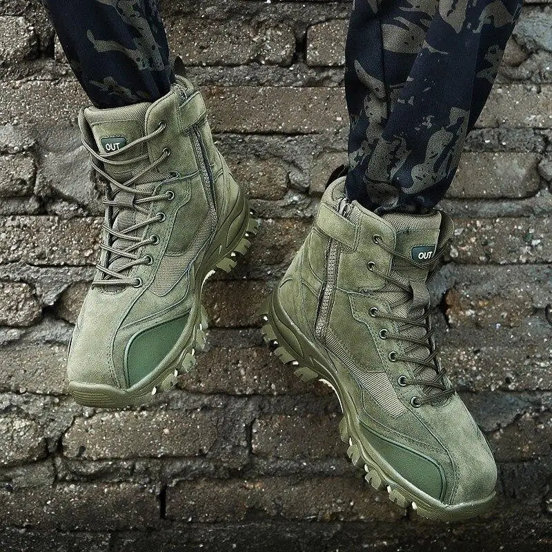 CHAUSSURE MILITAIRE LOOK DÉCONTRACTÉ