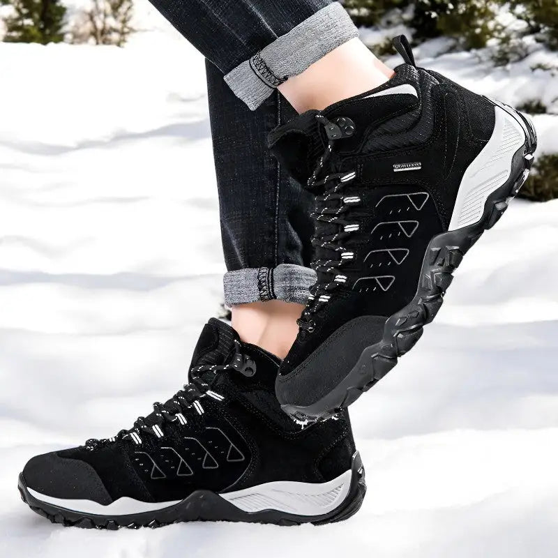 Chaussure randonnée grand froid doublure cuir
