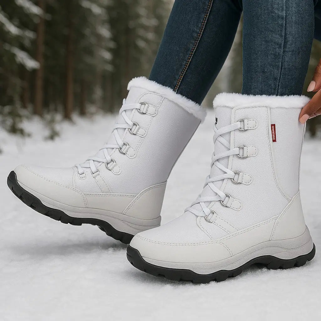 Chaussures fourrées femme grand froid